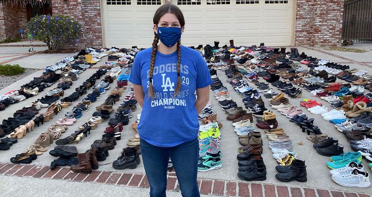 Lindsay Sobel, de 17 años; Joven dona 30 mil pares de zapatos a personas sin hogar y crea una fundación