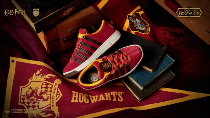 Línea de tenis 'Back to Hogwarts' por K-Swiss Gryffindor