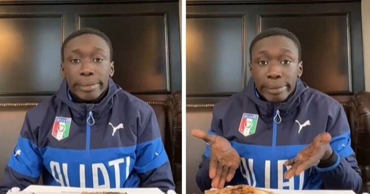 Kaby Lame comparando un video de TikTok