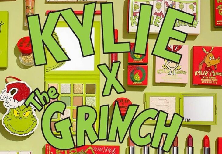 Colección de maquillaje de Kylie Cosmetics inspirada en la película 'El Grinch'