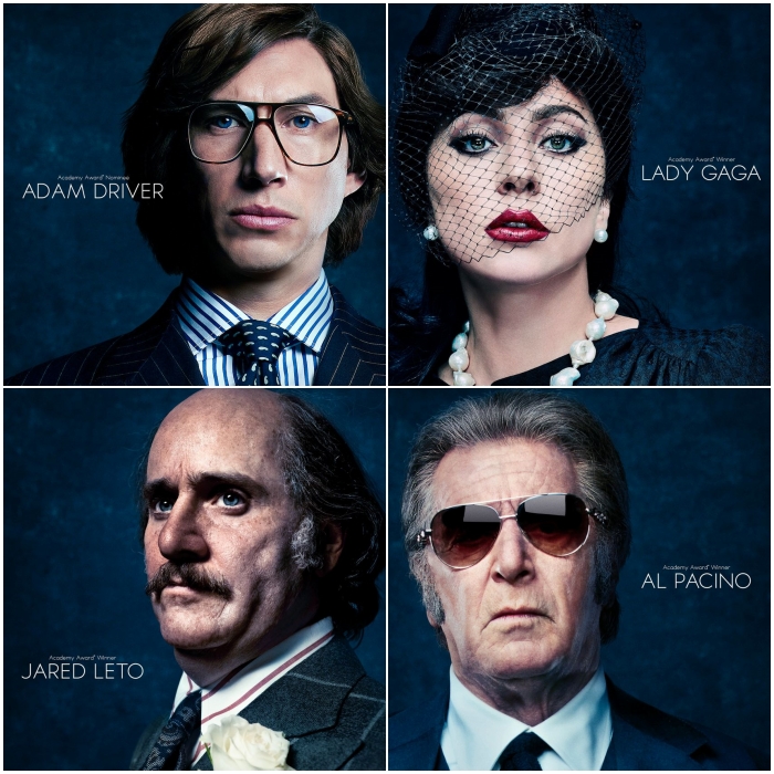 house of gucci, adam driver, jared leto, lady gaga y al pacino