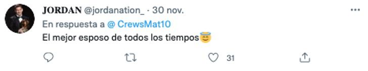 Comentarios en Twitter sobre la reacción de Messi con Antonela