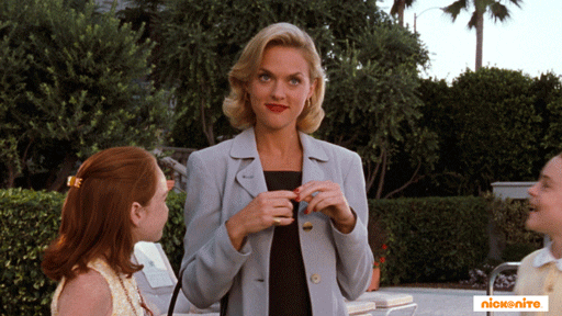 Juego de gemelas gif, Annie, Hallie y Meredith Blake