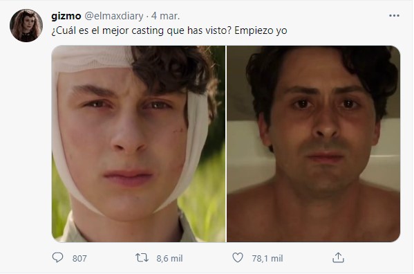 Usuaria de twitter que preguntó cual fue el mejor cast que sus seguidores han visto