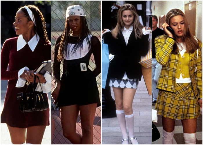 diferentes outfits de la película clueless