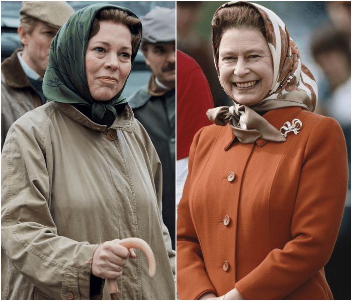 Olivia Colman como la Reina Isabel II de Inglaterra