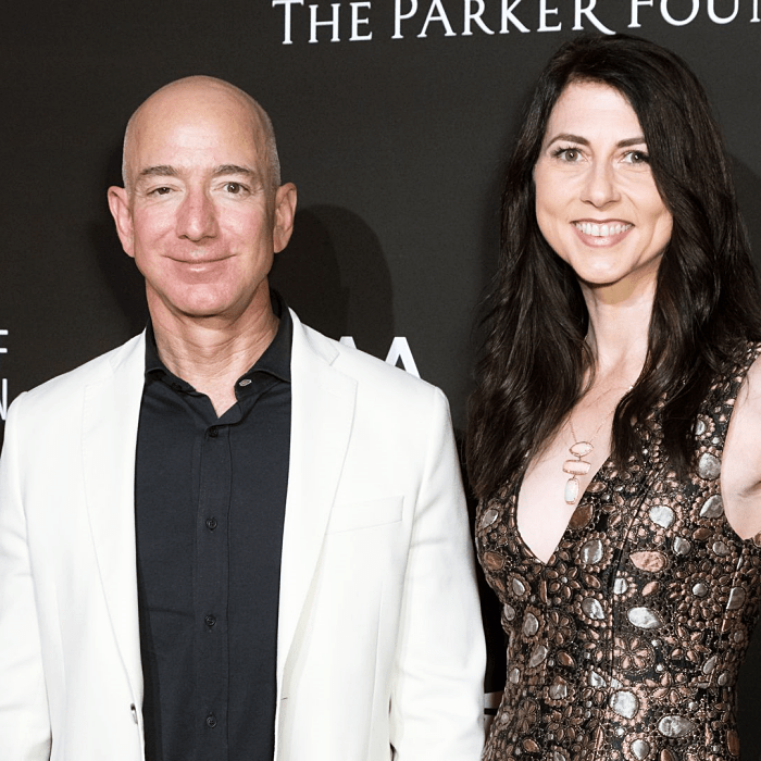 Jeff Bezos y Mackenzie Scott
