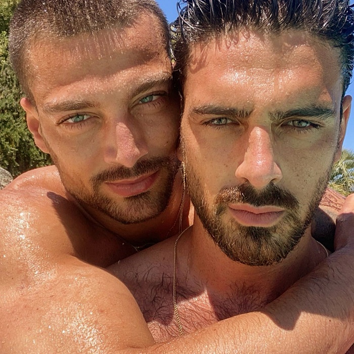 Michele Morrone y Simone Susinna