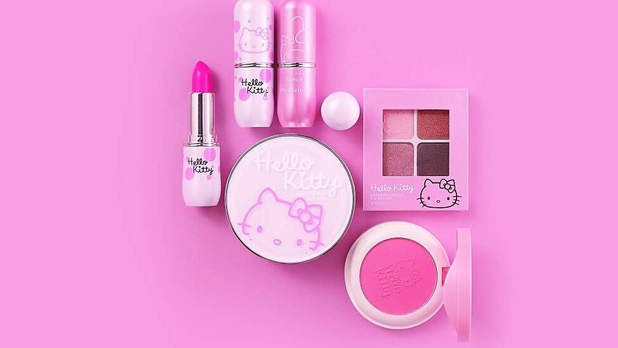 Línea de maquillaje de Miniso creada por Hello Kitty