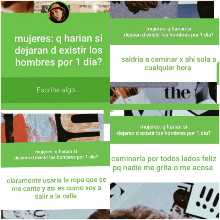 respuestas de instagram un día sin hombres