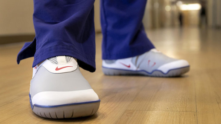 Tenis Nike creados específicamente para el personal de salud