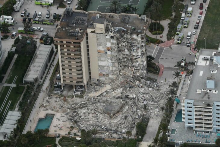 Edificio de Miami derrumbado
