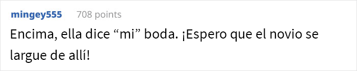 Lista de peticiones que hizo una novia sobre su boda 