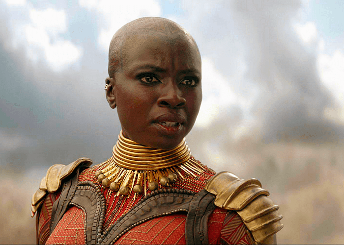 escena de Okoye en Black Panther