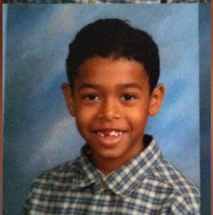 Rehan Staton de niño