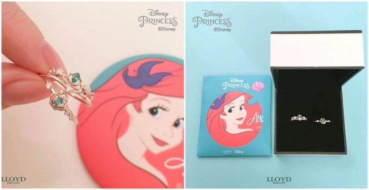 Anillo de colección inspirado en Ariel, Disney