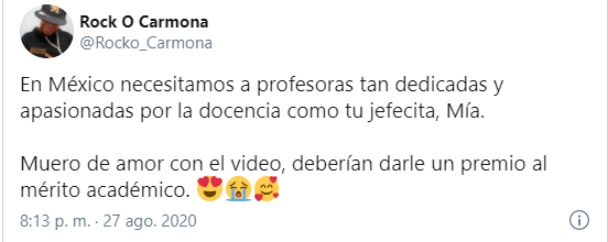Maestra crea a dinosabio en clases virtuales