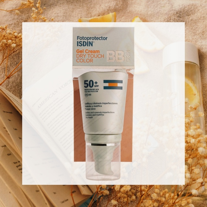 BB Cream Isdin Gel Cream Dry Touch Color SPF 50+