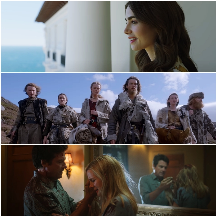 escenas de emily in paris, vikings: valhalla, ozark