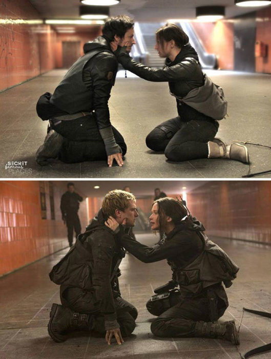 Pareja recrea escenas de películas en lugares en que fueron filmadas