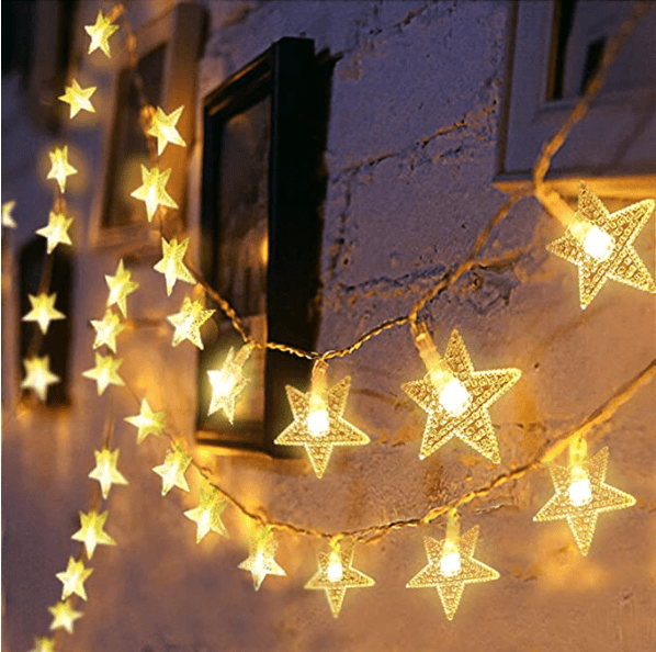 Luces en forma de estrellitas para decorar