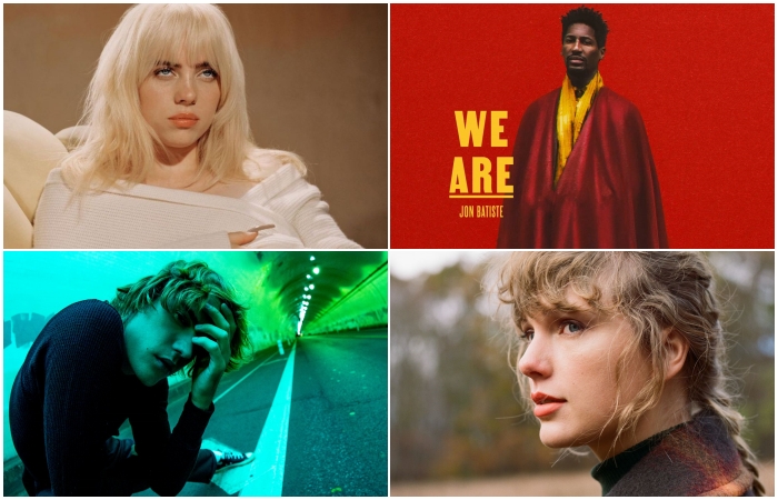 Billie Eilish, Jon Batiste, Taylor Swift y Justin Bieber