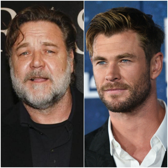 Russell Crowe y Chris Hemsworth