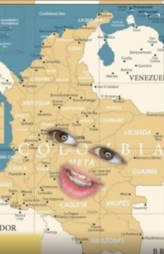 Chico en tiktok relatando la historia usando un filtro de mapa