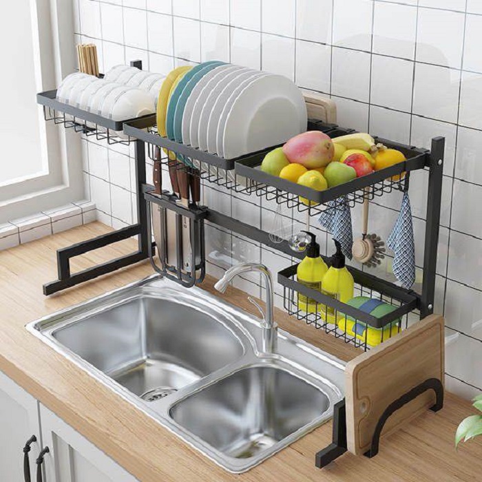 Escurridor de platos con diseño práctico y estético