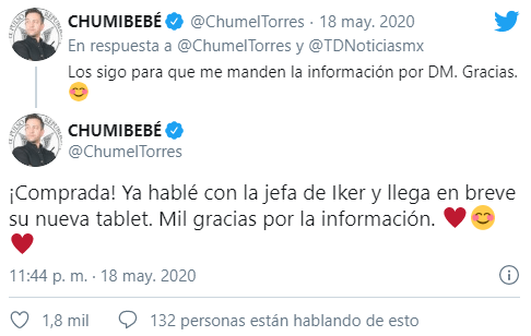Chumel Torres obsequia tablet a niño
