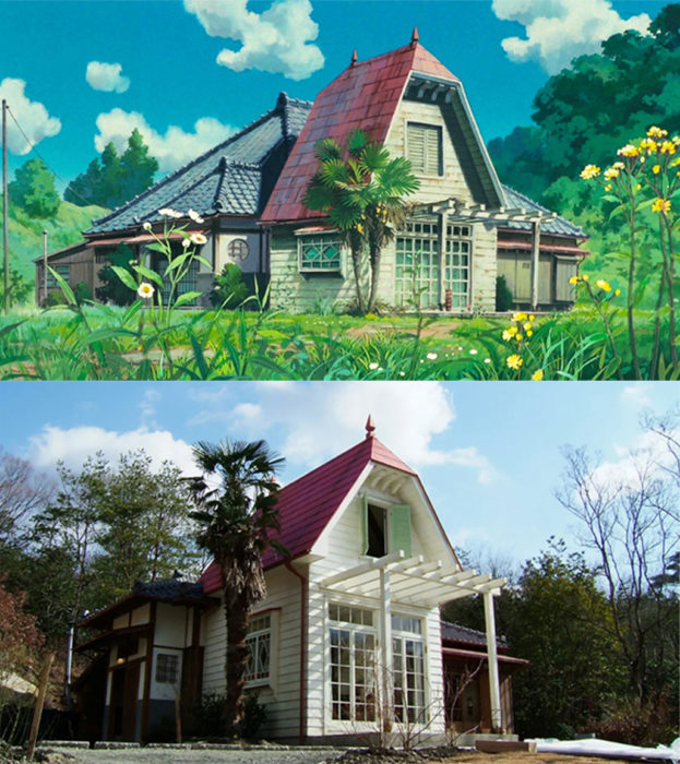 Comparación de la casa real de Mi vecino Totoro vs la de la película