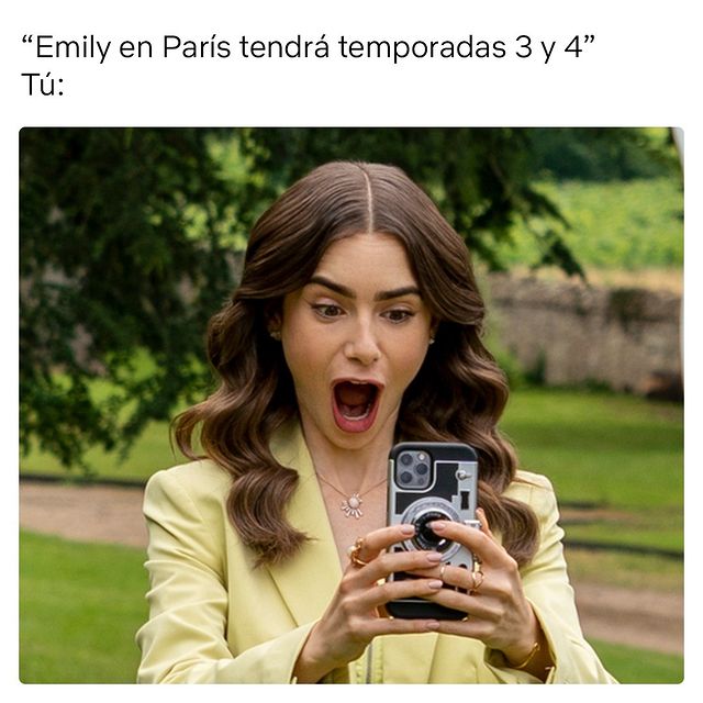 Anuncio en Netflix de la cuarta temporada de Emily in Paris