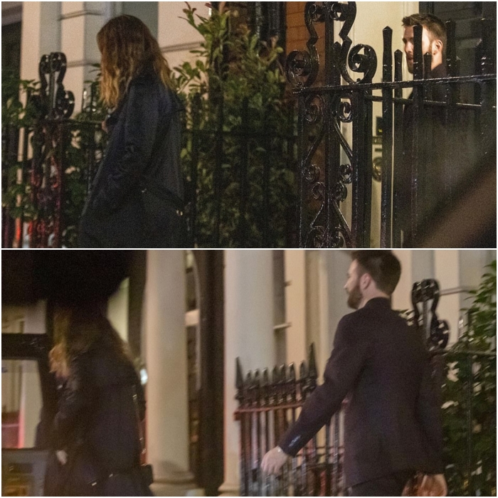 lily james y chris evans fueron vistos juntos y se rumora que son pareja