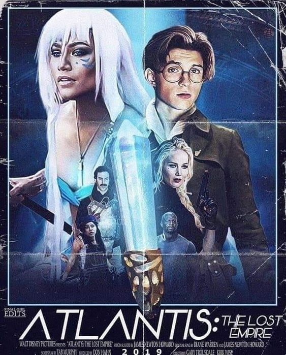 Póster del live action de Atlantis: el imperio perdido