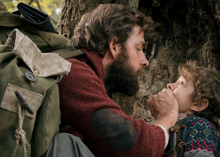 escena de a quiet place un lugar en silencio